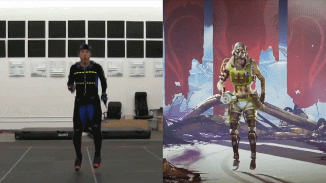 실제 사람이 직접 다 하는 에이펙스 레전드 게임 모션 캡쳐.gif | 인스티즈