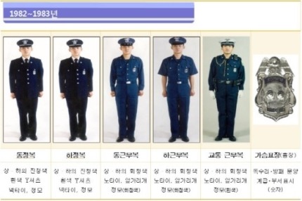 우리나라 경찰 제복 변천사.jpg | 인스티즈