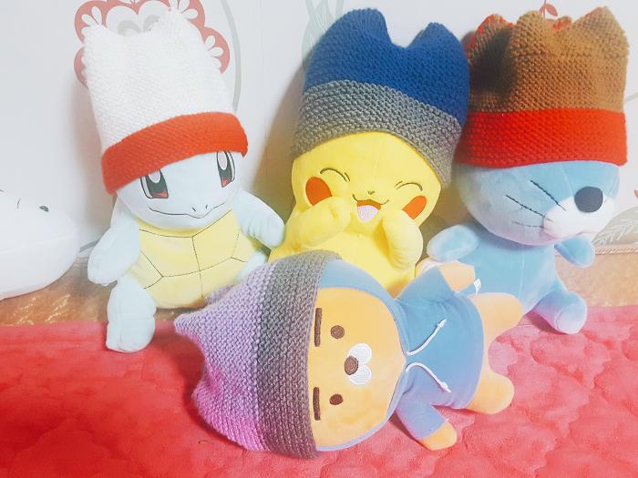 에이핑크 남덕들이 뜨개질을 한 이유 (210개의 털모자) | 인스티즈