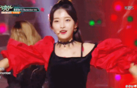 [데이터주의] 오늘자 뮤직뱅크 오마이걸 불꽃놀이, 우리이야기 무대 아린.gif | 인스티즈