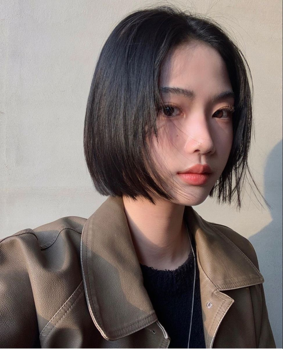 스타일링 거의없는 자연스러운 단발 참고사진 | 인스티즈