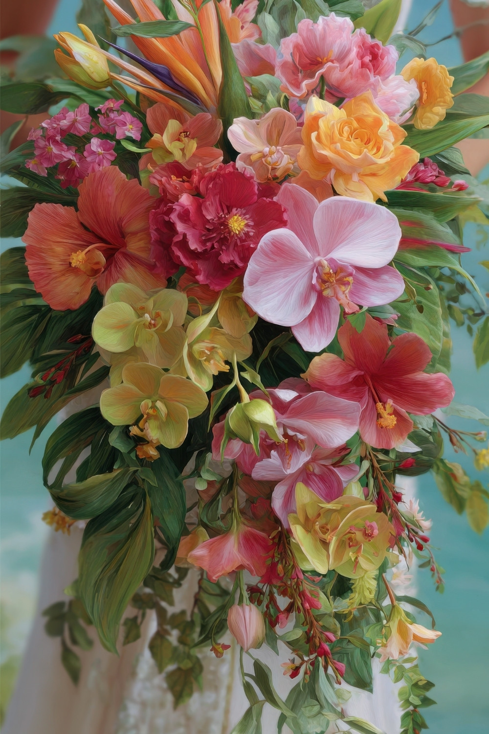 세상 아름다운 하와이 무궁화 꽃다발 | 인스티즈