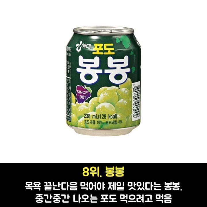 추억의 목욕탕 음료수 BEST 8 | 인스티즈