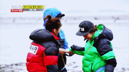 [런닝맨] 훈훈한 송지효와 남자멤버들4-유재석 | 인스티즈