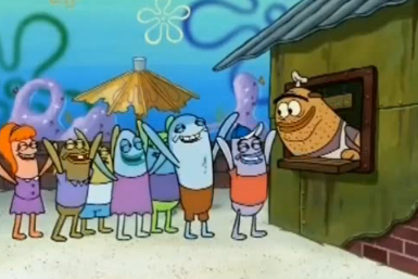 [스폰지밥] 집게사장과 플랑크톤이 사이 안 좋아지게 된 계기.jpg | 인스티즈