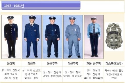 우리나라 경찰 제복 변천사.jpg | 인스티즈