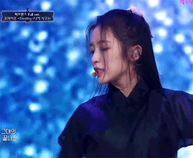 [움짤] 어제자 퀸덤 오마이걸 지호, 아린, 비니.gif | 인스티즈