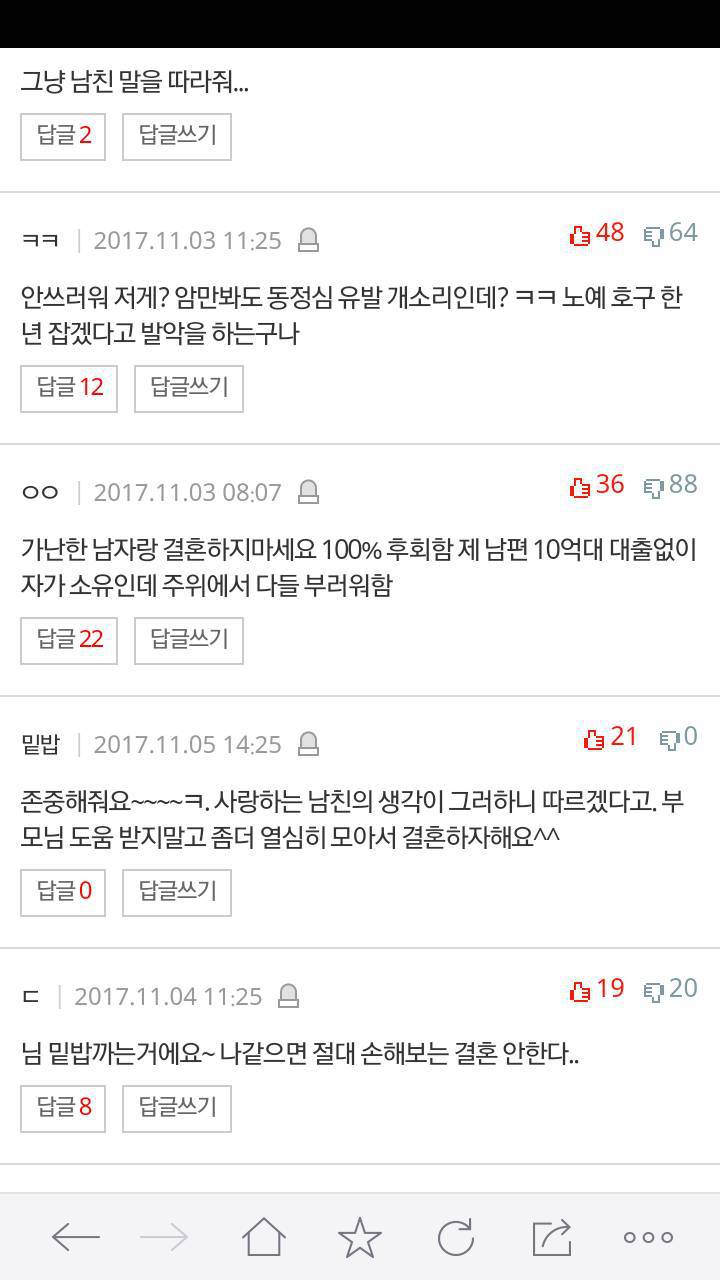 돈 많이 못 모아서 미안하다는 남친 | 인스티즈