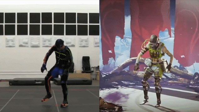 실제 사람이 직접 다 하는 에이펙스 레전드 게임 모션 캡쳐.gif | 인스티즈