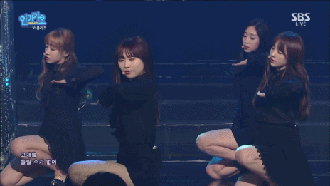 흔들리지 않는 여자아이돌 앞머리.gif | 인스티즈