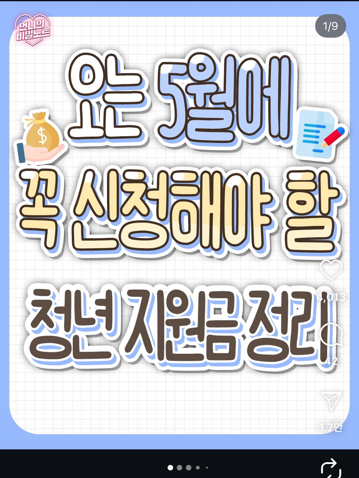 5월 청년 지원금 정리 | 인스티즈