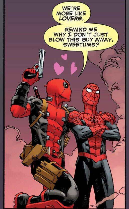 '덷거미'로 유명한 데드풀과 스파이더맨의 케미! | 인스티즈