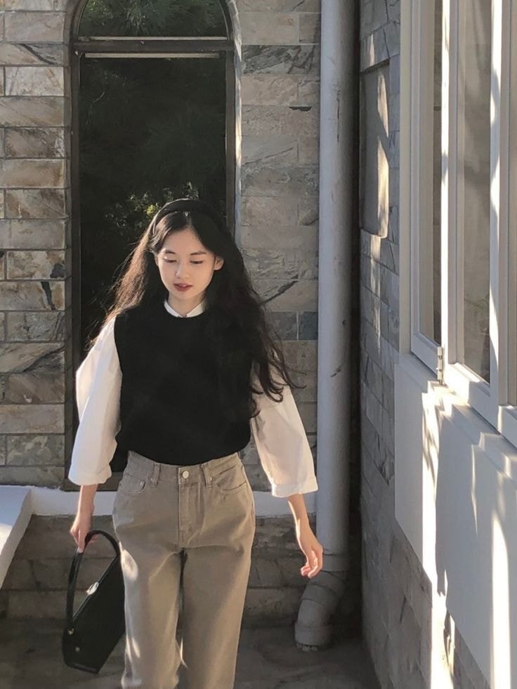 (스압) 같은 바지 돌려 입는 20대 이상 여들이 참고하기 좋은 가을 코디 모음 | 인스티즈