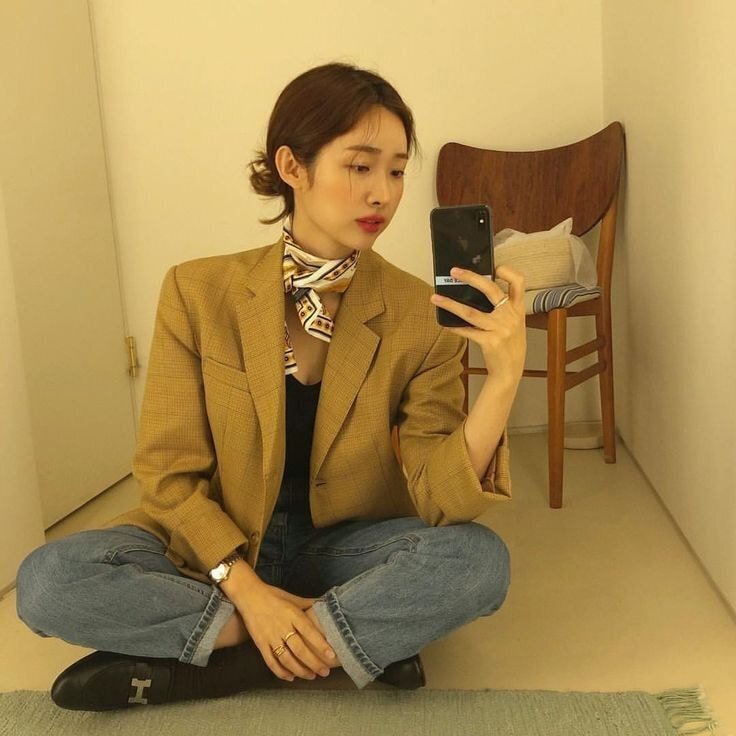 (스압) 같은 바지 돌려 입는 20대 이상 여들이 참고하기 좋은 가을 코디 모음 | 인스티즈