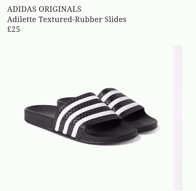 아디다스에서 실제로 팔고 있는 삼선슬리퍼 | 인스티즈