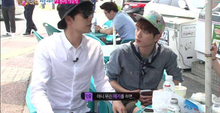 박민우가 멤버들한테 정색한 이유 (서강준의 조수석 매너) jpg | 인스티즈