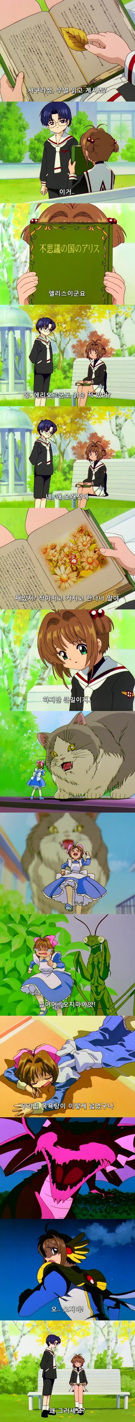 카드캡터 체리 55화 : 체리와 이상한 나라의 체리 | 인스티즈