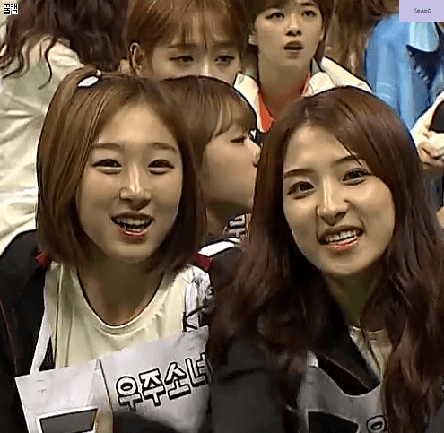 2016 추석 아육대 걸그룹 친목짤 | 인스티즈