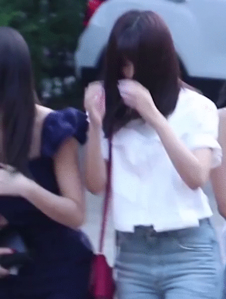 머리묶는 미나의 슬림한.. | 인스티즈