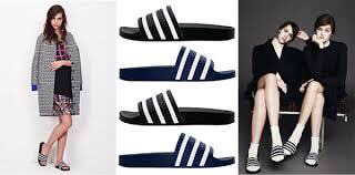 아디다스에서 실제로 팔고 있는 삼선슬리퍼 | 인스티즈