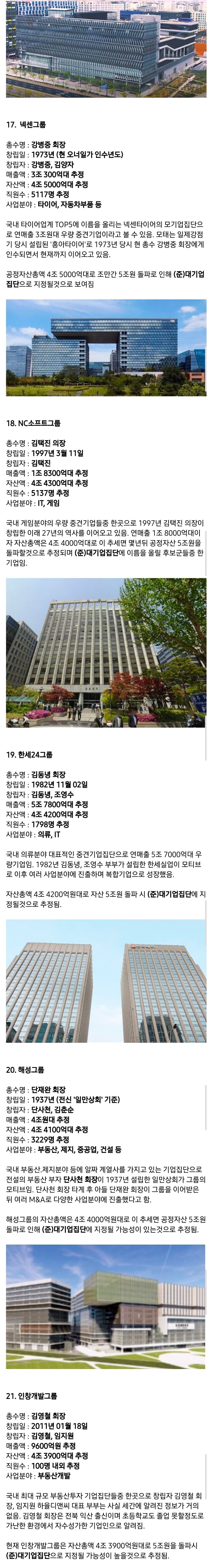 조만간 대기업이 될 가능성이 큰 중견기업들 33개 정리 | 인스티즈