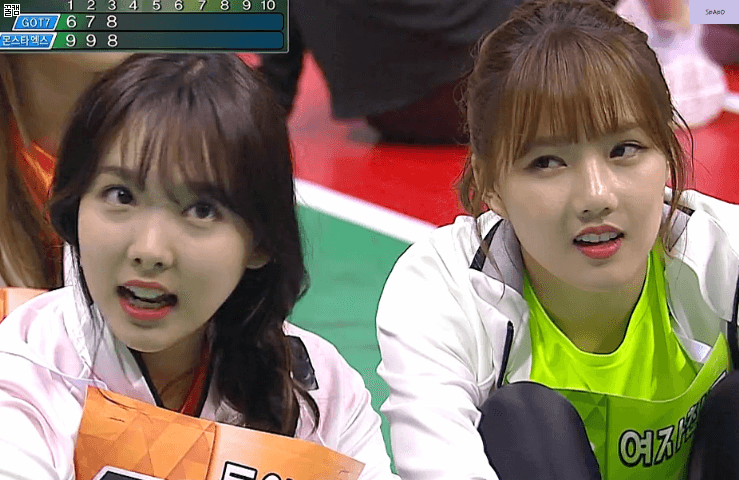 2016 추석 아육대 걸그룹 친목짤 | 인스티즈