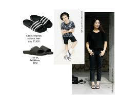 아디다스에서 실제로 팔고 있는 삼선슬리퍼 | 인스티즈