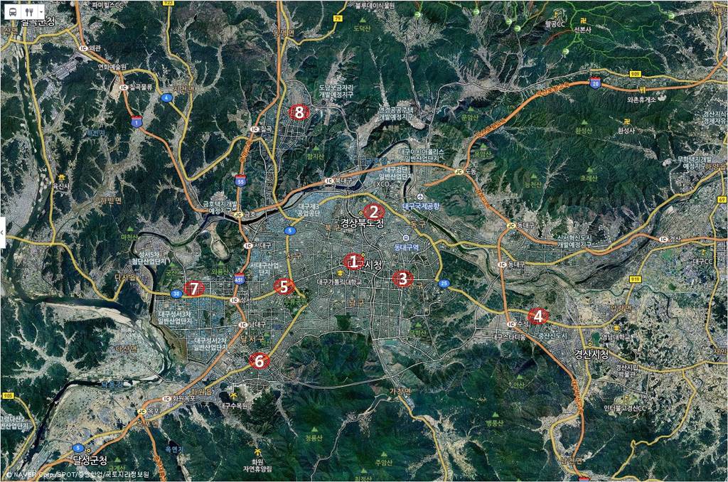 대구광역시 지역별 번화가 | 인스티즈