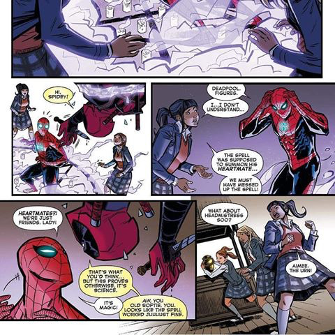 '덷거미'로 유명한 데드풀과 스파이더맨의 케미! | 인스티즈