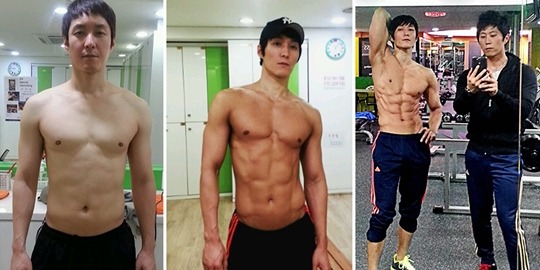 남자 연예인 운동 전 후.jpg | 인스티즈