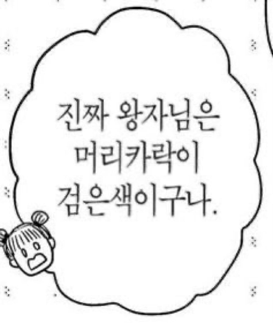 진짜 왕자님은 머리카락이 검은색이구나 | 인스티즈