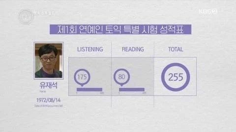 놀라운 유재석 토익 점수 | 인스티즈