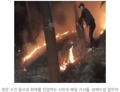 "방화범 신난 듯 서있어”…새벽 배달기사·시민이 큰불 막아 | 인스티즈