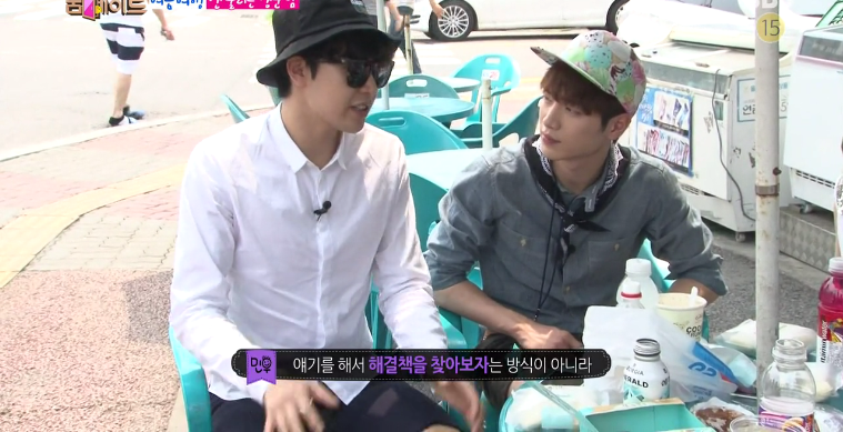 박민우가 멤버들한테 정색한 이유 (서강준의 조수석 매너) jpg | 인스티즈