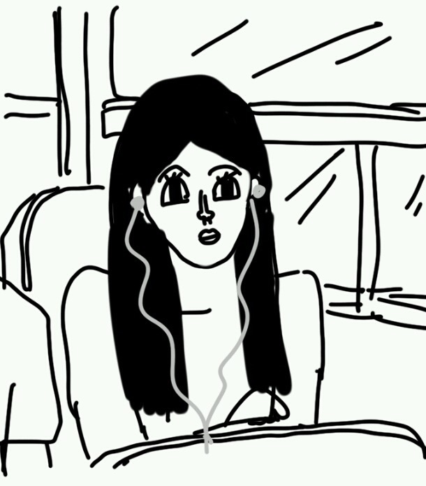 버스에서 노래들을때 듣는 노래에 따른 미묘한 표정변화 | 인스티즈