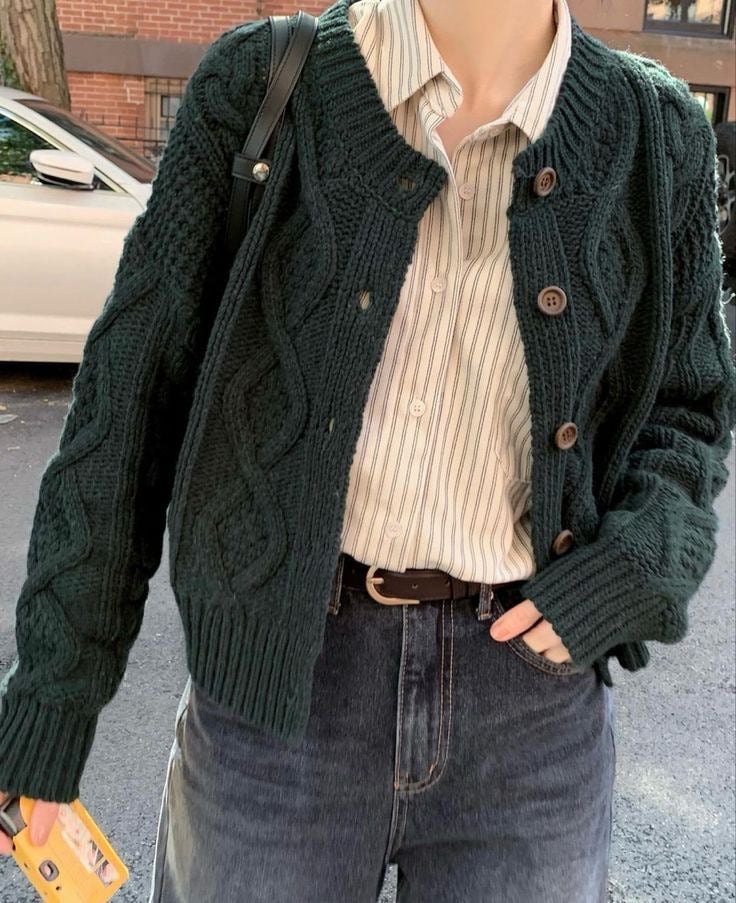 봄가을엔 셔츠&니트조합 최고🧶👔 | 인스티즈