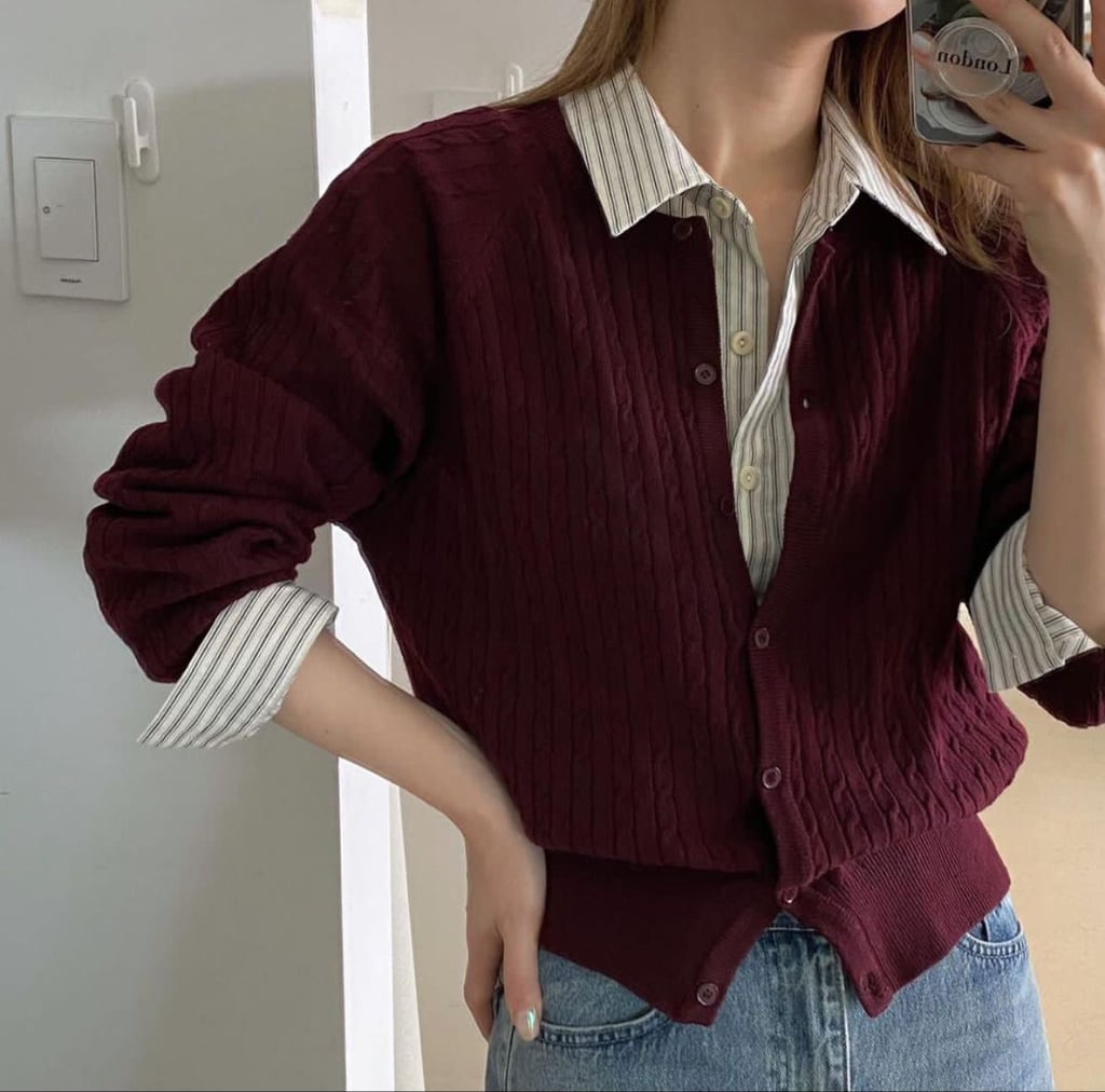 봄가을엔 셔츠&니트조합 최고🧶👔 | 인스티즈