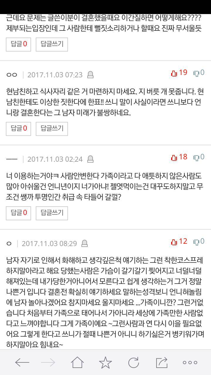 연끊은 친언니가 갑자기 잘해줍니다 너무 싫습니다 | 인스티즈