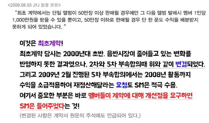 동방신기 노예계약에 대한 자극적 요약본 반박(당시 업계 최고 대우였던 동방신기 계약서) | 인스티즈