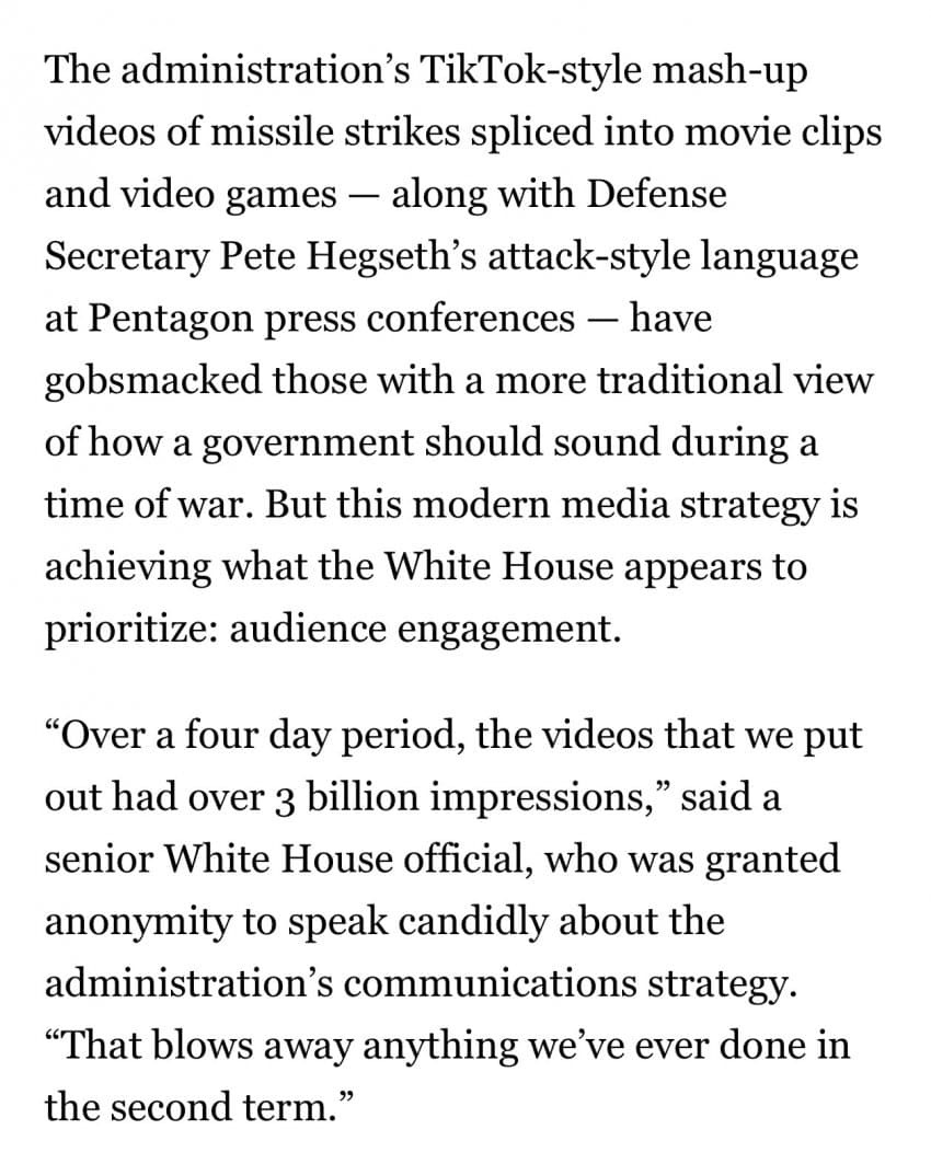 백악관, 이란전쟁 상품화해서 판매 예정 | 인스티즈