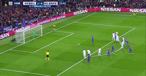  16/17시즌 챔피언스리그 캄프누의 기적.gif | 인스티즈