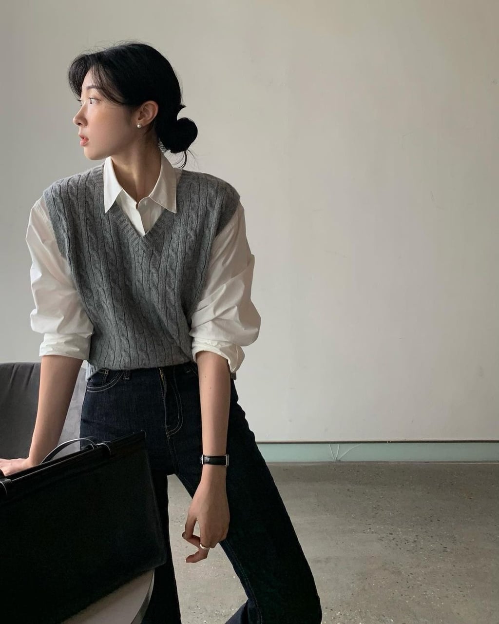 봄가을엔 셔츠&니트조합 최고🧶👔 | 인스티즈