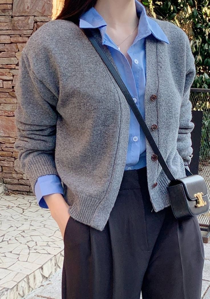봄가을엔 셔츠&니트조합 최고🧶👔 | 인스티즈