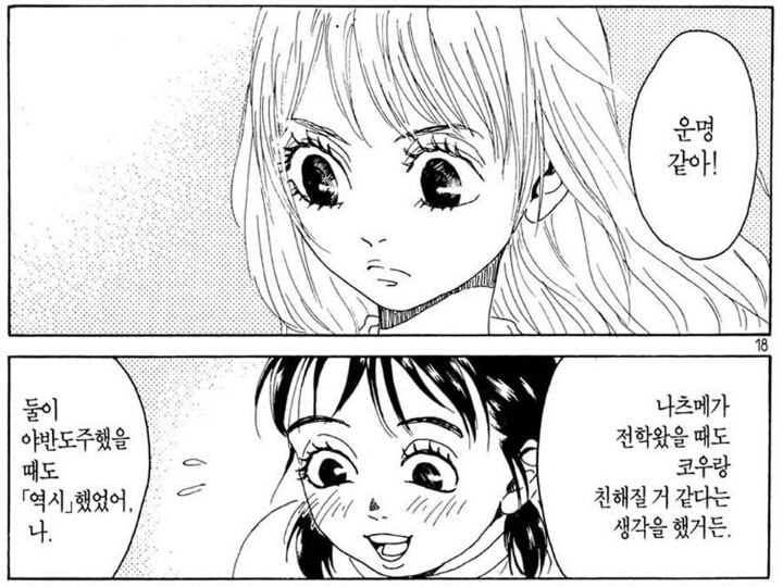 선망과 열등감의 심리를 섬세하게 표현한, 순정만화 '물에 빠진 나이프'의 한 캐릭터 | 인스티즈
