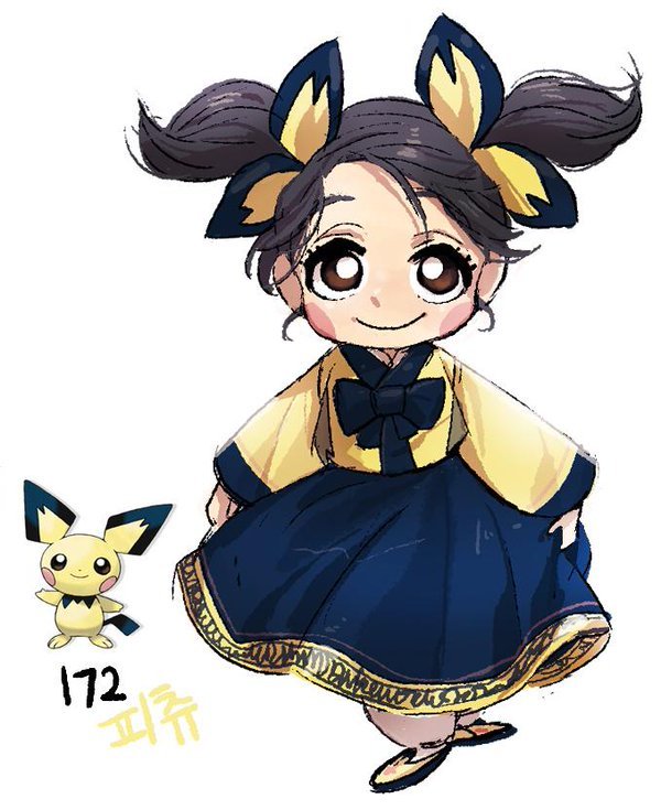 포켓몬을 의인화 한다면? -2세대 포켓몬 일러스트 | 인스티즈