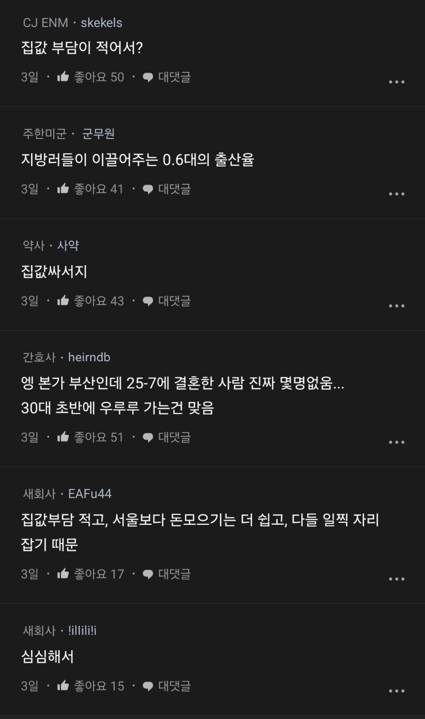 지방 사람들은 왜 다 결혼을 일찍할까?.blind | 인스티즈