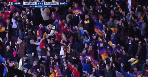  16/17시즌 챔피언스리그 캄프누의 기적.gif | 인스티즈