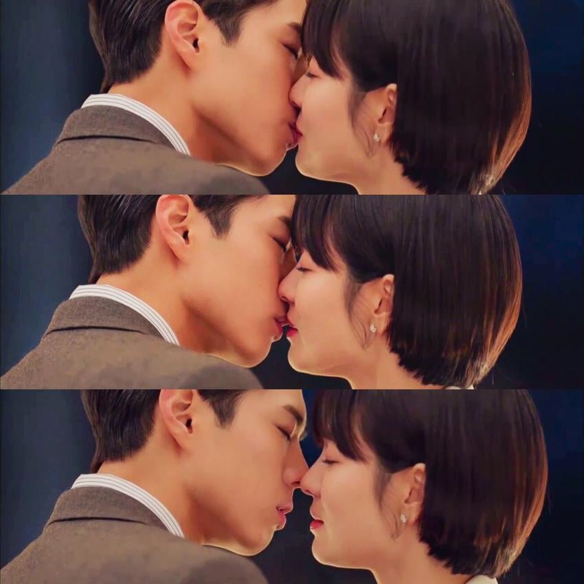 최근 송혜교 &amp; 박보검이 찍은 4번의 키스씬 수위 ㄷㄷㄷ.gif | 인스티즈