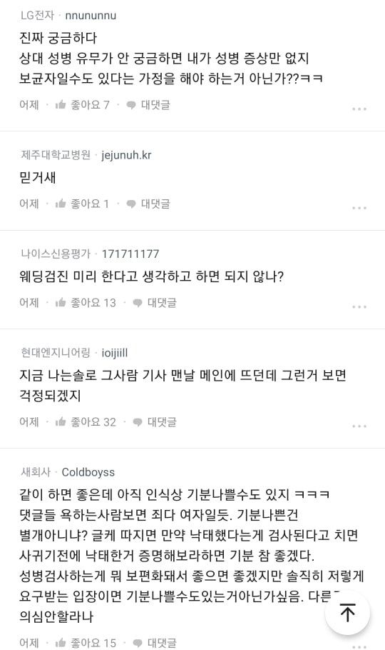 여자친구가 성병검사요구.blind | 인스티즈
