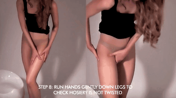 팬티스타킹 신는법을 알아보자.gif | 인스티즈